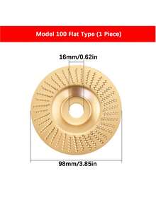 3 Packs Wood Grinding Wheel Set, 125mm X 22.2mm Carbide Grinding Disc For Angle Grinder, Wood Carving, Shaping, Polishing And Cutting Tools - multicolor - View 7