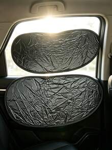 Car Side Window Sun Shade, Static Cling Heat Reflective Sun Visor With Residue-Free Installation, Unobstructed View Glare Reduction For Driver & Passenger Side - multicolor - View 7