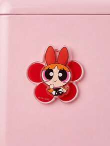 THE POWERPUFF GIRLS X POKOJA LAND 1/3 قطع مغناطيس ثلاجة بشكل حيوان كرتوني مضحك، تصميم شخصية لطيف وكلاسيكي، تثبيت مغناطيسي قوي، ديكور مطبخ منزلي جميل، هدية حفلة مدرسية، لوازم حرف DIY، هدية صغيرة ممتعة للمعجبين - مقاس واحد - مشاهدة 5