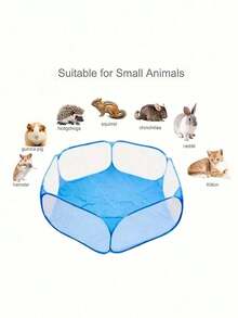 Portable Small Animal Exercise Playpen Foldable Outdoor Pet/Guinea Pig/Bubble Ball Tent - Multicolor - View 13