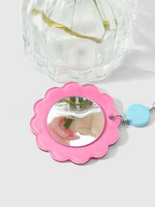 ROMWE Anime 1 Sweet, Fresh And Fashionable Multi-Colored Star Chain, Fish Cake Mirror Wings, Electronic Pet Machine, Acrylic Student Card, Campus Card, Star Card Cover DIY Keychain, Bag Pendant 1662516. - A - View 5