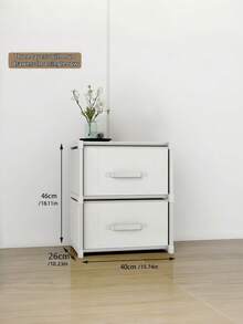 Cube Storage Cabinet With Drawers, Freestanding Assembly Storage Rack, Multi-Functional Organizer For Wardrobe, Shoe Rack, Bookshelf, Autumn Home Decor, Free Assembly - Multicolor - View 8