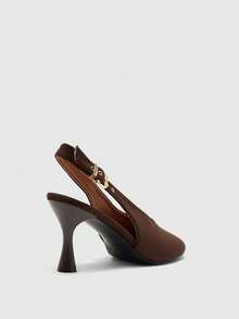 CUCCOO BIZCHIC Women's Fashion High Heels For Commuting Halloween - Dark coffee - View 4
