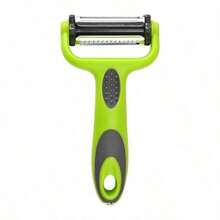 A Multifunctional Vegetable Peeler, Kitchen Slicer, And Peeler, 3-In-1 Blades With A Rotating Design And Shredding Function, Can Be Used To Peel Potatoes, Apples, Vegetables, Fruits, Potatoes, Carrots, And Cucumbers. - Red - View 12
