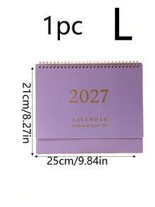 1件創意2027英文桌曆，極簡清新美學桌面裝飾，多功能日計畫筆記本，適用習慣追蹤、工作學習行程規劃 - C - 查看 14