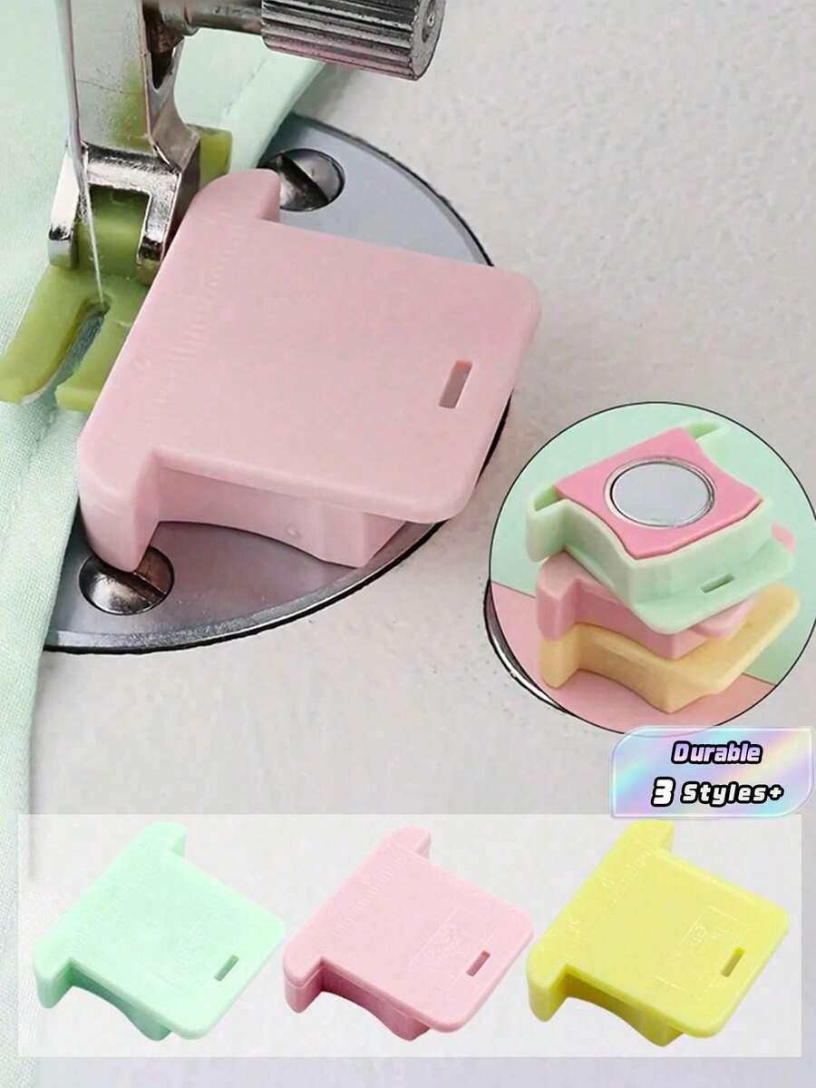 Panduan Magnetik Mesin Jahit Warna Macaron, Panduan Tepi Magnetik Plastik Universal, Alat Pemosisian Jahitan Presisi, Aksesori Menjahit DIY, Alat Bantu Jahit Lurus Profesional Penjahit, Tahan Lama dan Portabel, Tanpa Baterai - Beraneka warna - View 1