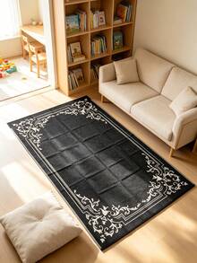 5ft X 8ft Waterproof Outdoor Rug, Reversible Plastic Straw Indoor Outdoor Patio Carpet For RV, Porch, Deck, Backyard, Camper, Balcony, Picnic, Grey And White - multicolor - View 9