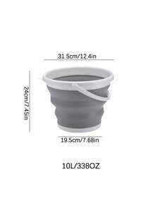 Portable Foldable Silicone Plastic Water Bucket For Car, Kids, Outdoor Fishing, Travel And Home Use - Multicolor - View 14