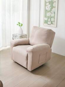Recliner & Rocking Chair Sofa Cover – Waterproof Full Coverage Stretch Slipcover, Non-Slip Elastic Bottom, Wrinkle Resistant Protector For Chesterfield Sofa - taupe - View 6
