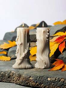 European Cylinder Silicone Mold For Aromatherapy Candle, DIY Handmade Pillar Candle Making Mould For Home Craft - Columnar candle mold - View 17