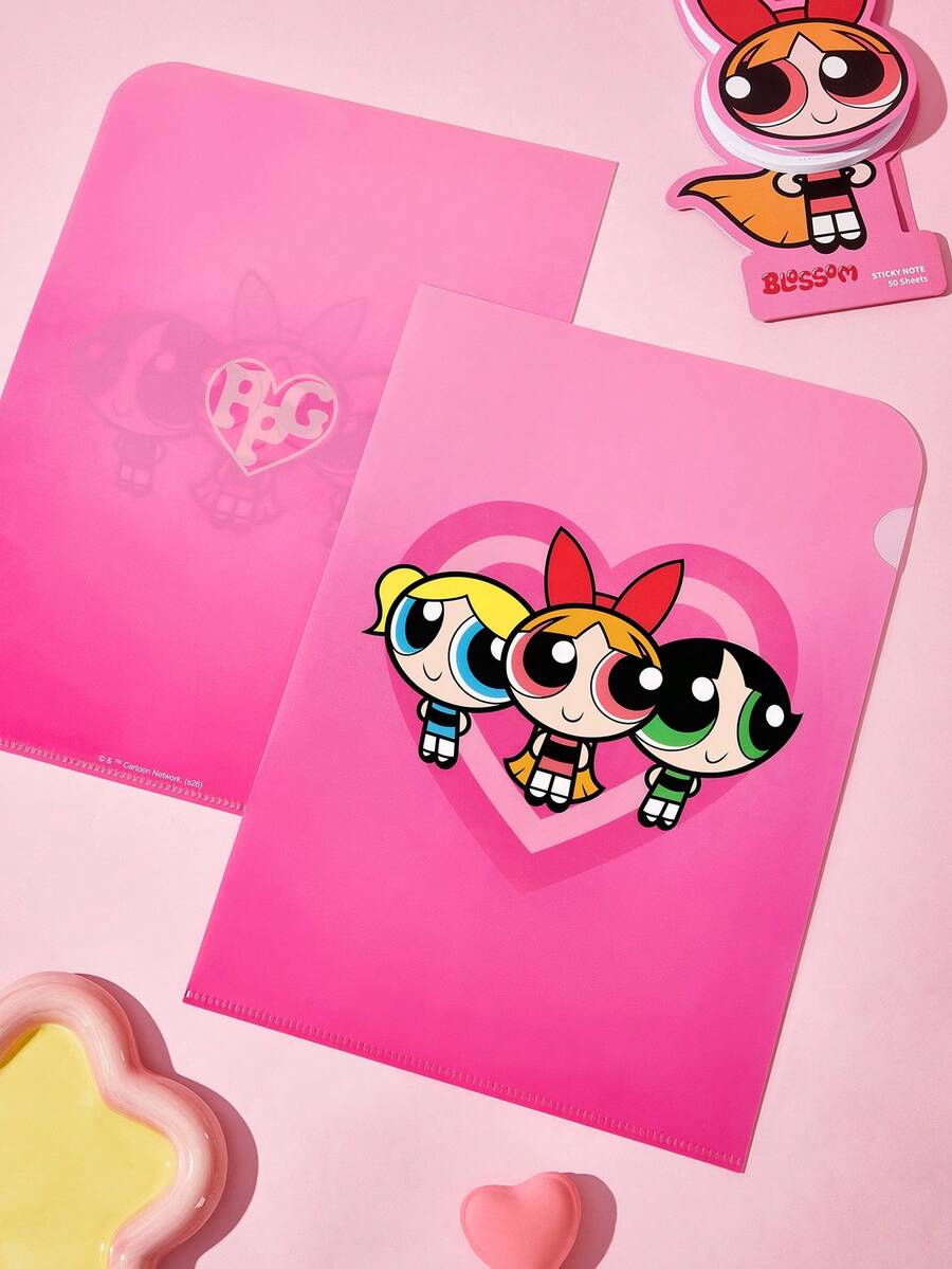 THE POWERPUFF GIRLS X SHEIN Folder - the powerpuff girls - View 1