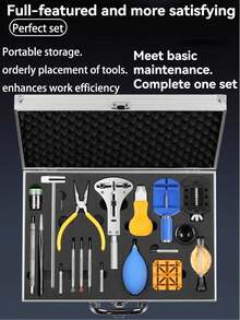 Advanced Watch Bracelet Removal Tool, Bracelet Tool Kit, Repair Kit For Adjusting, Replacing, And Resizing Watch Bracelets, Bracelet Removal Tool, Bracelet Adjustment And Repair Tool Kit - Blue Hammer Pro Advanced Set - View 7