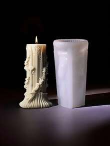 European Cylinder Silicone Mold For Aromatherapy Candle, DIY Handmade Pillar Candle Making Mould For Home Craft - Columnar candle mold - View 7