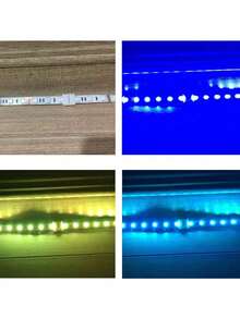 4Pin LED Strip Connector, 10mm Solderless Seamless Adapter Terminal Extension Cable, For SMD 5050 Multi-Color Light Strips, Easy To Extend And Splice 4Pin 10mm RGB LED Strips - White - View 6