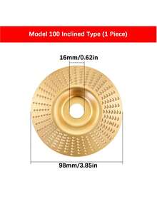 3 Packs Wood Grinding Wheel Set, 125mm X 22.2mm Carbide Grinding Disc For Angle Grinder, Wood Carving, Shaping, Polishing And Cutting Tools - multicolor - View 8