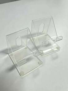 Acrylic Phone Holder, Transparent Phone Holder, All Smartphones 4-8 Inches, Desk, Office Supplies Accessories. Back To School - Transparent - View 7