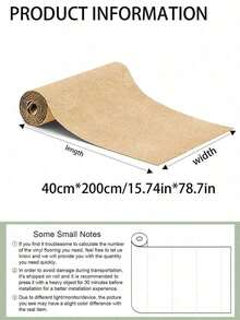 Cat Scratch Mat, Self-Adhesive Trimmable Carpet, Cat Scratch Post Carpet, Furniture Protector Against Scratching - Khaki - View 11