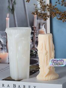 European Cylinder Silicone Mold For Aromatherapy Candle, DIY Handmade Pillar Candle Making Mould For Home Craft - Columnar candle mold - View 1