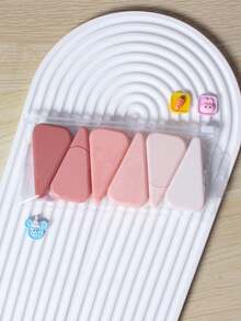 6Pcs Gradient Triangle Correction Tape Set, Morandi Color Portable White Out Tape, Aesthetic Student School Office Correction Stationery Supplies - multicolor - View 11
