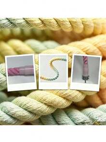 Gradient Color Suction Cup Parrot Climbing Rope, Flexible Steel Wire For Custom Shaping,Window Viewing, Suitable For Bird Standing, Scratching And Entertainment, Bird Toy, Back To School Season, Bird Game - A+B - View 6