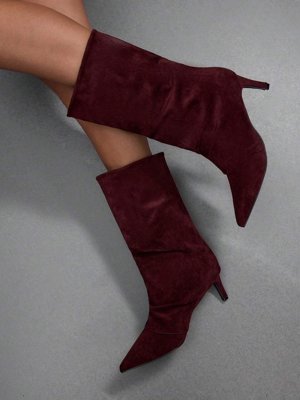 CUCCOO SZL Women's Fashion Pointed Stiletto Boots