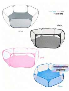 Portable Small Animal Exercise Playpen Foldable Outdoor Pet/Guinea Pig/Bubble Ball Tent - Multicolor - View 1
