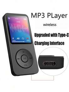 Teckwe WirelessMP4/MP3 Lossless Music Player FM Radio Recorder Sport - Black - View 9