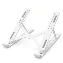 Teckwe 10-Level Height Adjustable Laptop Stand, Lightweight Foldable Desktop Holder With Stable Triangular Frame, Ventilated Open Design And Scratch-Resistant Silicone Pads, For 10–16 Inch Laptops And Tablets - View 6