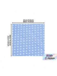 7Pcs 20" X 20" Cotton Fabric DIY Making Supplies Quilting Patchwork Fabric Fat Quarter Bundles DIY For Quilting Patchwork Cushions Cotton Fabric For Patchwork - Pink - View 2