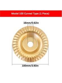 3 Packs Wood Grinding Wheel Set, 125mm X 22.2mm Carbide Grinding Disc For Angle Grinder, Wood Carving, Shaping, Polishing And Cutting Tools - multicolor - View 9