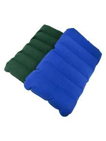 Highly Comfortable "Inflatable" Letter Design Pvc Flocked Inflatable Nap Pillow - Ideal For Travel & Camping, Self-Inflating Rectangular Sleeping Pad, Excellent Gift Recommendation For Vacation And Outdoor - Multicolor - View 6
