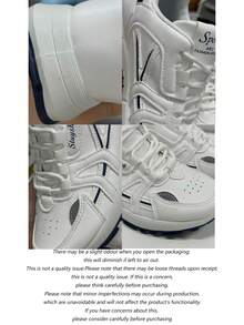Pair Of Thick Heel Running Sports Shoes With Air Cushion And Lace, Breathable Sports Shoes - Blue - View 10