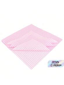 7Pcs 20" X 20" Cotton Fabric DIY Making Supplies Quilting Patchwork Fabric Fat Quarter Bundles DIY For Quilting Patchwork Cushions Cotton Fabric For Patchwork - Pink - View 5