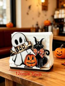 Cross-Border Wooden Decorative Plaque For Welcoming Guests, Used For Halloween Party Ambiance Decoration At Home, Courtyards And Front Doors - multicolor - View 6
