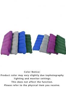 Highly Comfortable "Inflatable" Letter Design Pvc Flocked Inflatable Nap Pillow - Ideal For Travel & Camping, Self-Inflating Rectangular Sleeping Pad, Excellent Gift Recommendation For Vacation And Outdoor - Multicolor - View 7