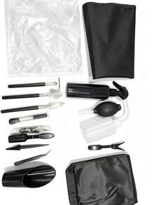 15pcs/30pcs Black Series Succulent Plant Tool Gardening Tool Set - Indoor Planting And Transplanting Gardening Set - multicolor - View 5