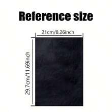 1Set/50 Sheets A4 Carbon Transfer Paper - Black Graphite Transfer Paper - For Drawing On Canvas, Board, Canvas, Fabric - Reusable Art Surface Copy Paper Back To School - Black - View 2