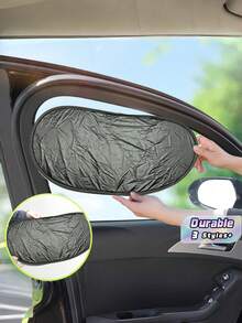 Car Side Window Sun Shade, Static Cling Heat Reflective Sun Visor With Residue-Free Installation, Unobstructed View Glare Reduction For Driver & Passenger Side - multicolor - View 1