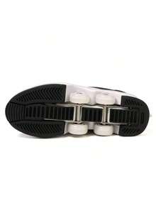 Unisex 4-Wheel Roller Skates With Buckle Closure - Black - View 6