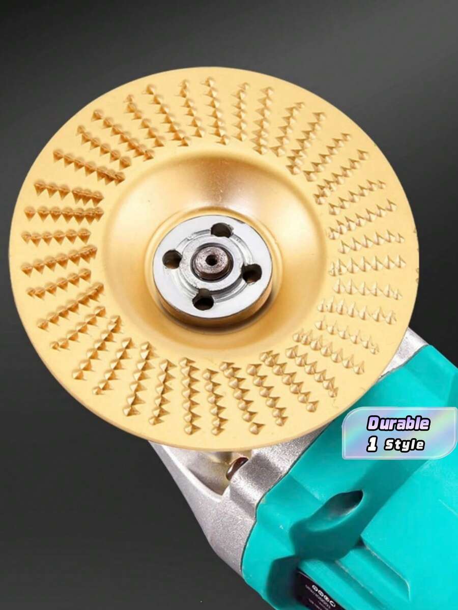3 Packs Wood Grinding Wheel Set, 125mm X 22.2mm Carbide Grinding Disc For Angle Grinder, Wood Carving, Shaping, Polishing And Cutting Tools - multicolor - View 1