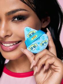 THE POWERPUFF GIRLS X SHEIN Pack Of 6, Powerpuff Girls Printed Loose Powder Puff Ultra Soft Makeup Sponge, Facial Mixer For Dry Powder, Setting Use - Multicolor - View 8