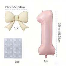 Ins-Style Balloons, Perfect For Coming-Of-Age Ceremonies, Birthday Banquets, Birthday Celebrations, Anniversaries, Proposal Decorations And Many Other Occasions. - Pink White - View 5