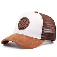 Dealstrict 1pc Men's ENJOY LIFE Truck Driver Cap Letter Print Baseball Cap Streetwear Fashion Mesh Hat Outdoor Sun Protection Casual Hat For Spring Autumn Travel - Multicolor - View 3