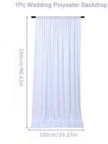 1PC Sheer Lightweight Rod Pocket Drapery Softens Filters Light For Living Room Bedroom Balcony - Multicolor - View 3