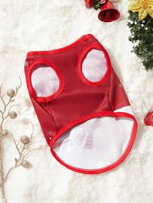 PETSIN 1 Pc Lightweight & Breathable Christmas Deer Pet Positioning Vest - Multicolor - View 7