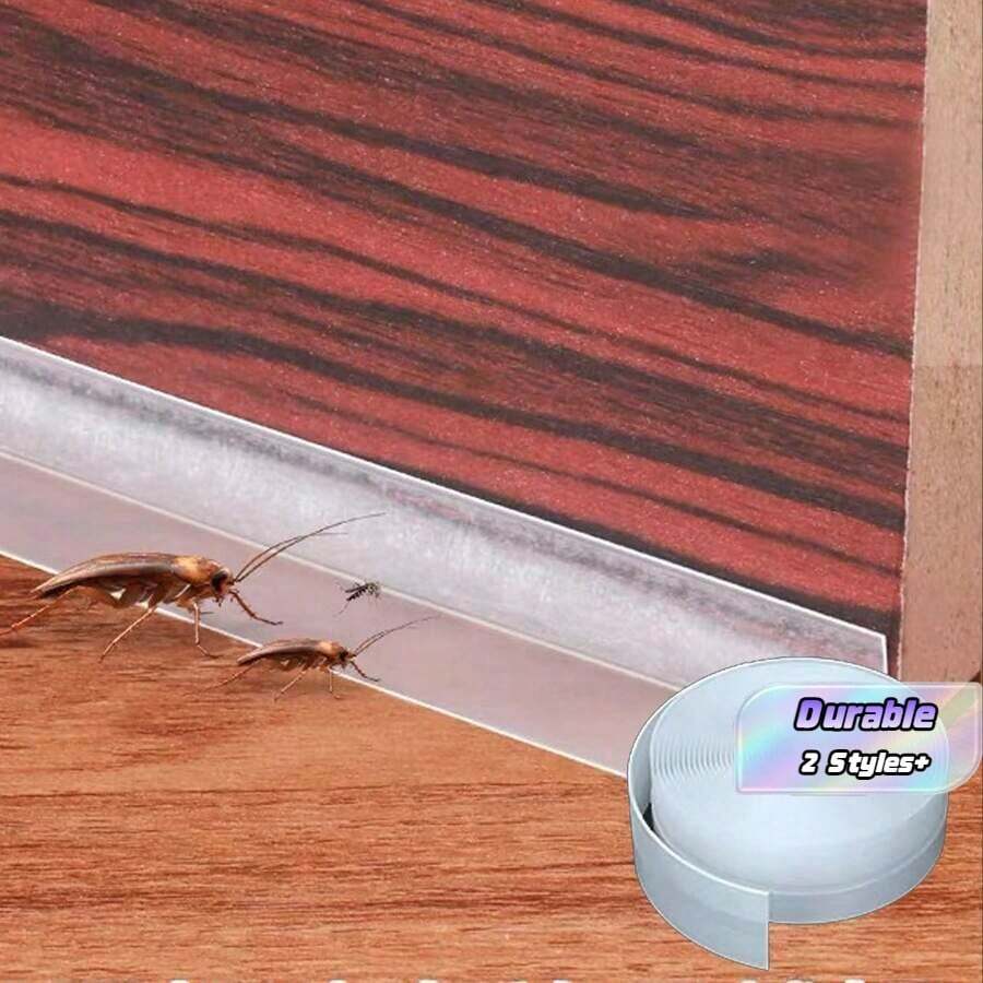 Soundproofing, Insect-Proofing, And Windproofing Door Sealing Strip For Bedroom Door Bottom, Self-Adhesive Sealing Strip For Glass Doors And Windows,One Roll, Stickers, Wall Decal, Vinyl Decal For Home Decorations - multicolor - View 1