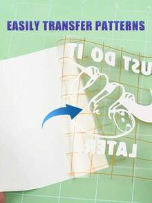 Various Specifications Standard Viscosity Transparent Medium Adhesion Vinyl Transfer Tape, Vinyl Transfer Paper With Alignment Grid, Transparent Transfer Tape, Cup Sticker Making, Window Printing Transfer Film, Pet Self-Adhesive Transparent Transfer - multicolor - View 5