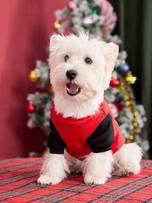PETSIN 1 Pc Pet Christmas Red & Black Without Cap - Multicolor - View 9