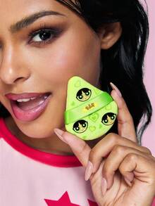 THE POWERPUFF GIRLS X SHEIN Pack Of 6, Powerpuff Girls Printed Loose Powder Puff Ultra Soft Makeup Sponge, Facial Mixer For Dry Powder, Setting Use - Multicolor - View 7