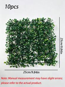 10/20/30片人造植物牆 仿真草坪塑膠草皮 米蘭綠植牆 人造花牆 室內牆面裝飾 景觀造景 - 多色 - 查看 11